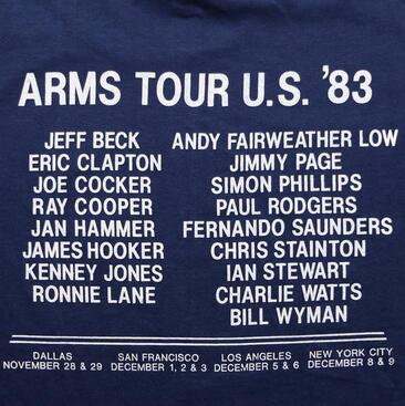 arms tour 1983