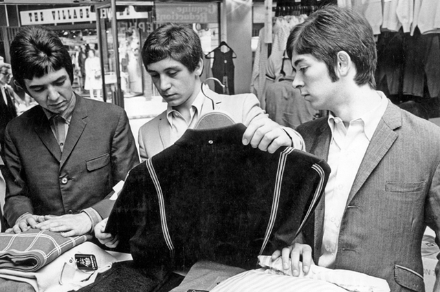 Small Faces - Shopping on Carnaby Street 1966 BW -photo credit Pictorial Press LtdAlamy